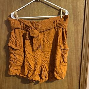 Simply Vera Vera Wang Women's Rust Cargo Shorts